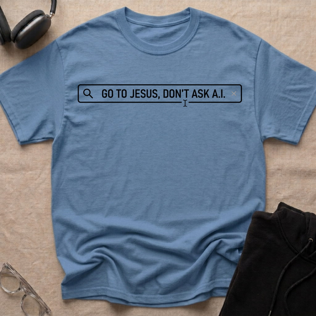 Go to Jesus, Don't Ask AI! T-Shirt