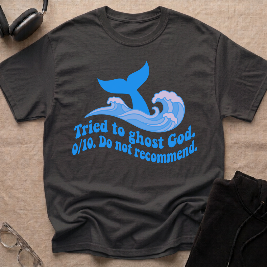 Tried to Ghost God, 0 out of 10! Dark T-Shirt