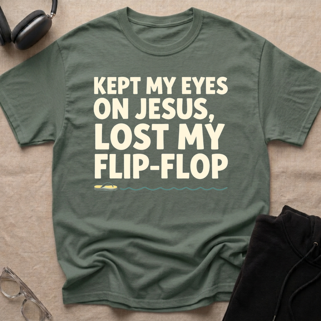 Kept my eyes on Jesus, Lost my Flip-Flop T-Shirt