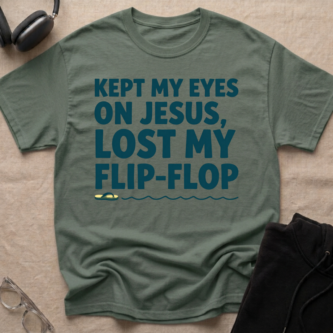 Kept my eyes on Jesus, Lost my Flip Flop T-Shirt