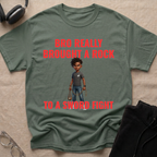 Bro Really Brought a Rock to a Sword Fight! alt. T-Shirt