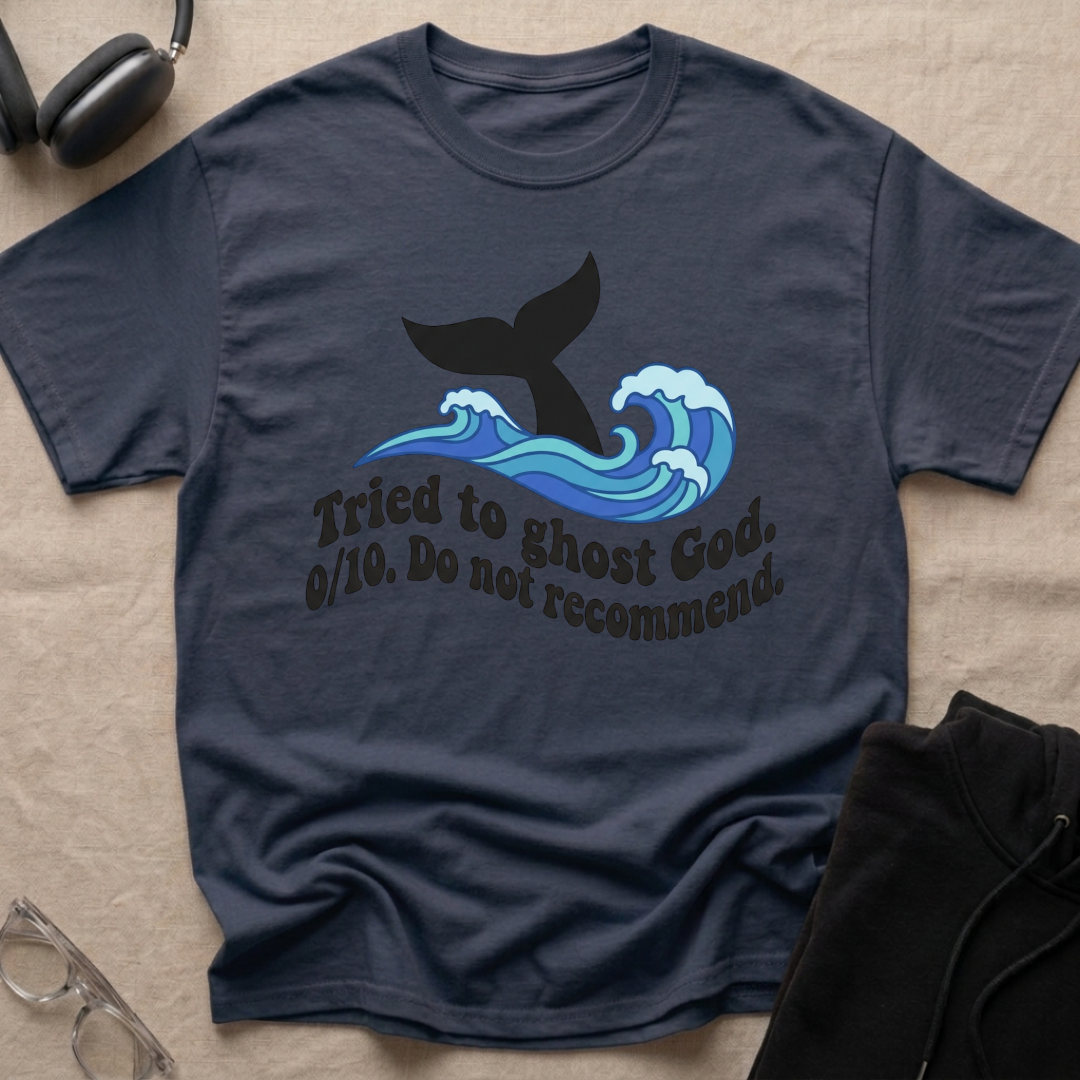 Tried to Ghost God, 0 out of 10! Dark T-Shirt