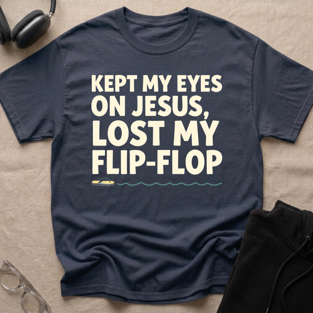 Kept my eyes on Jesus, Lost my Flip-Flop T-Shirt