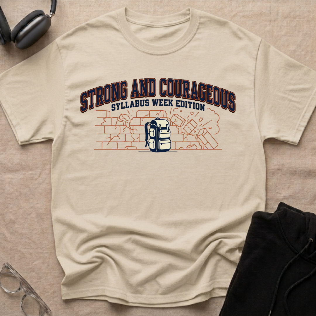 Strong and Courageous, Syllabus Week Edition T-Shirt