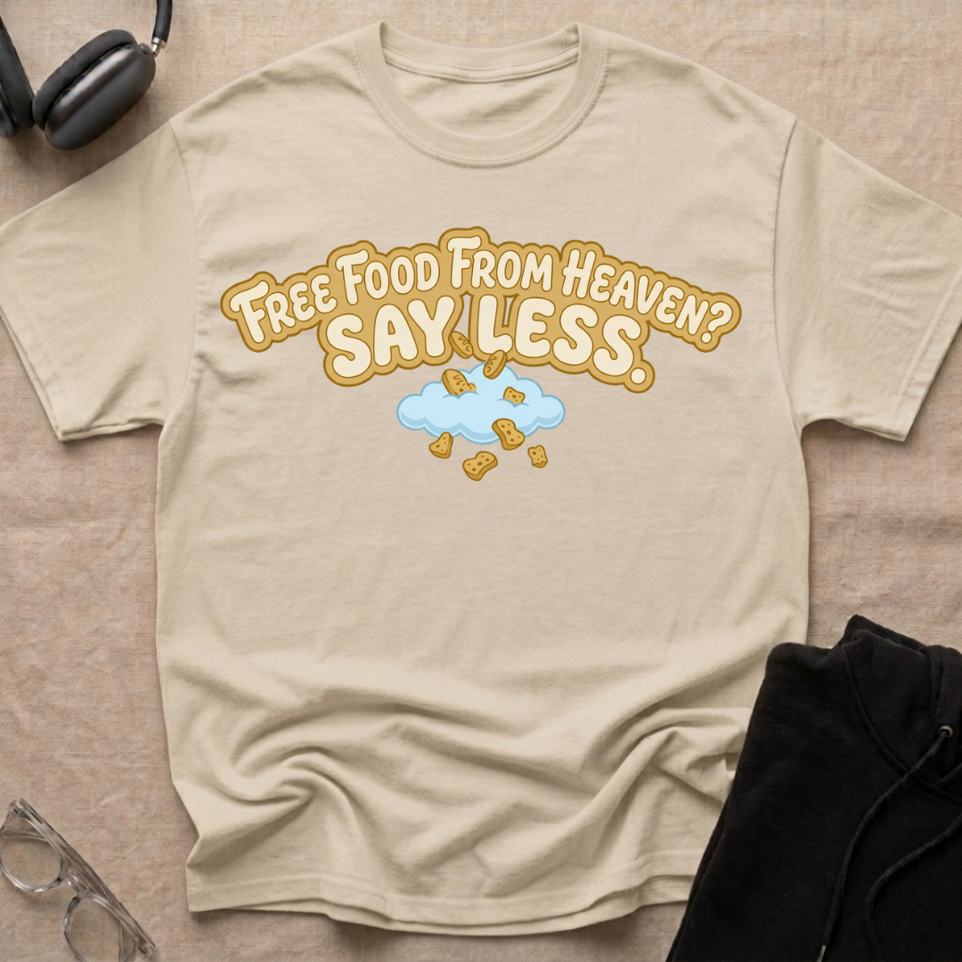 Free Food from Heaven, Say Less T-Shirt
