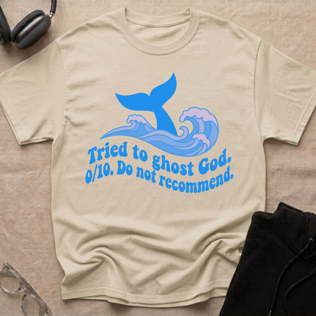 Tried to Ghost God, 0 out of 10! Dark T-Shirt