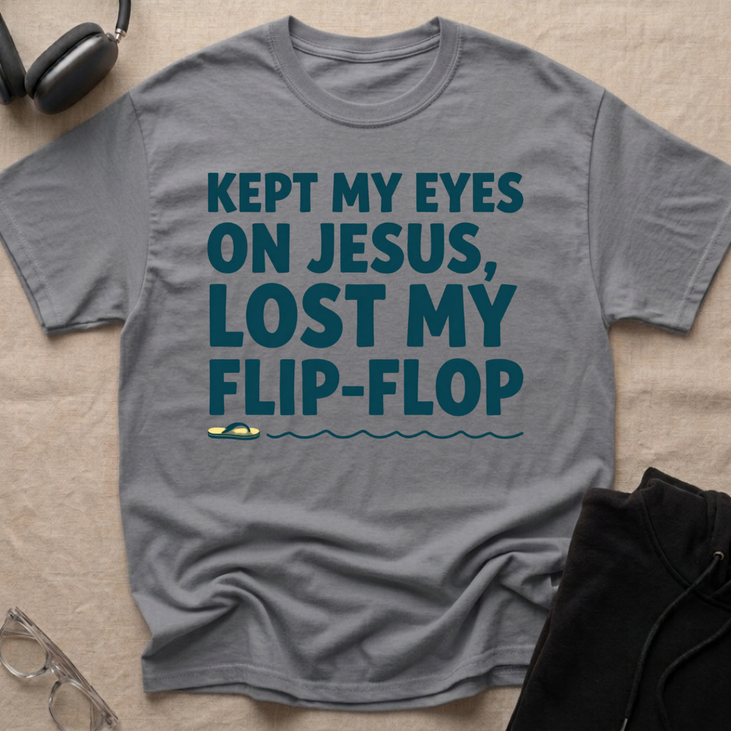 Kept my eyes on Jesus, Lost my Flip Flop T-Shirt