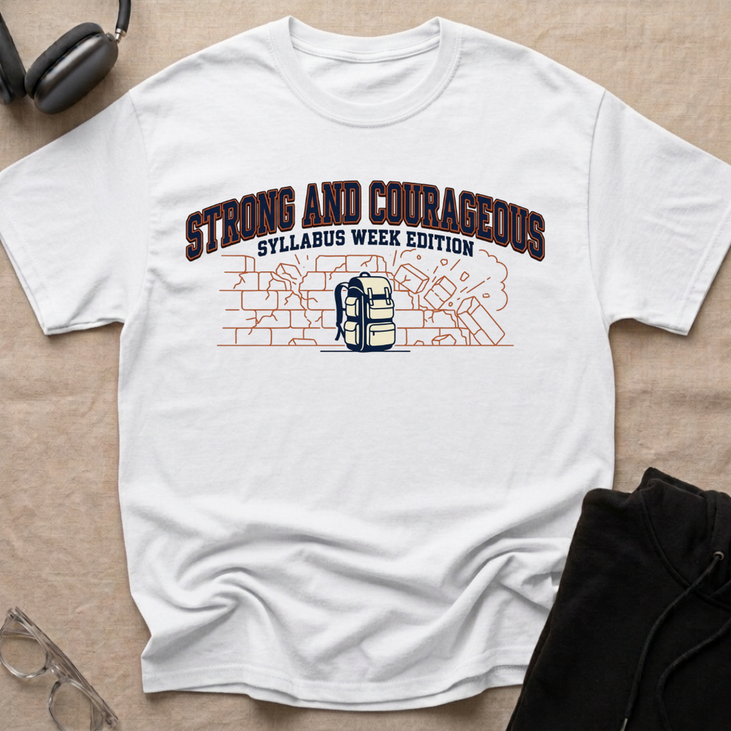 Strong and Courageous, Syllabus Week Edition T-Shirt
