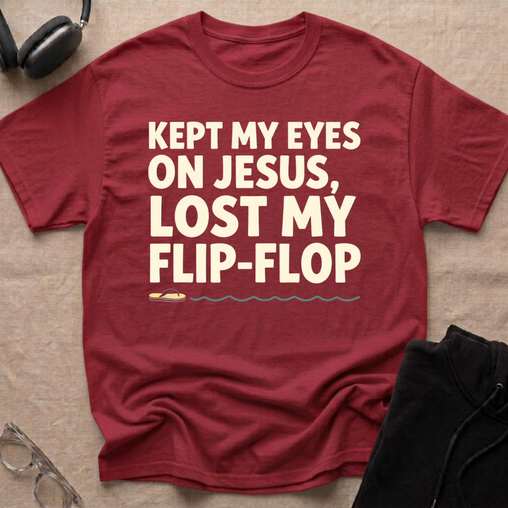 Kept my eyes on Jesus, Lost my Flip-Flop T-Shirt