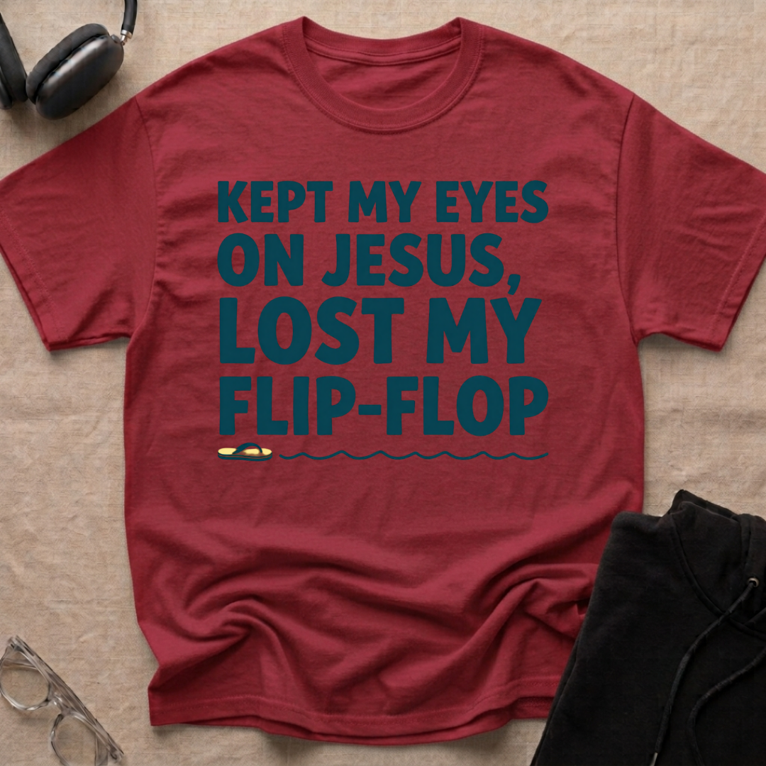 Kept my eyes on Jesus, Lost my Flip Flop T-Shirt