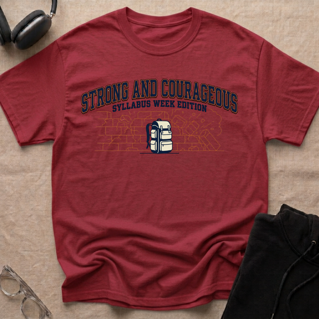 Strong and Courageous, Syllabus Week Edition T-Shirt
